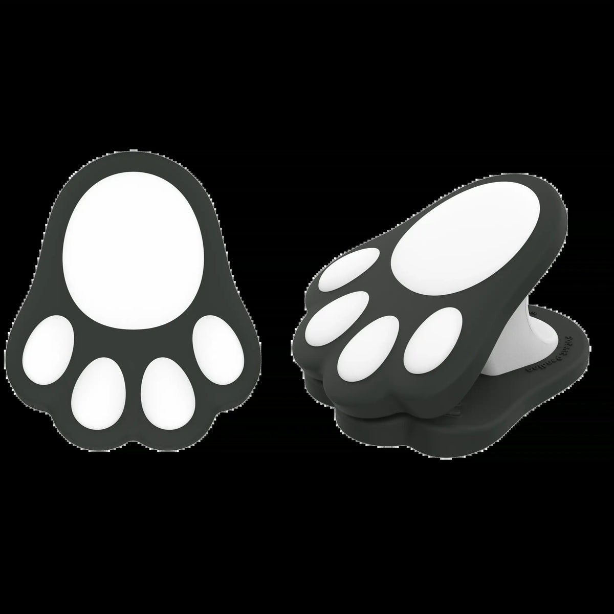 Silicone Stroller Clips, Panda Paws, 2-Pack