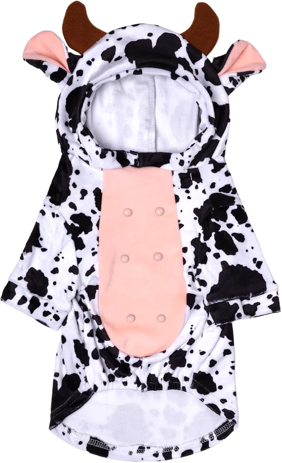 Dog Cow Costume Funny Pet Halloween Costumes for Halloween Dog Cat,S