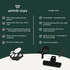 Silicone Stroller Clips, Panda Paws, 2-Pack