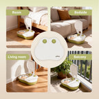 2-Meal Automatic Wet Food Feeder with Ice Packs,48H Timer, Cats & Small Dogs, Battery Operated, Dual Trays