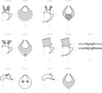 S9497 Pet Accessories Sewing Pattern, Sizes S-L