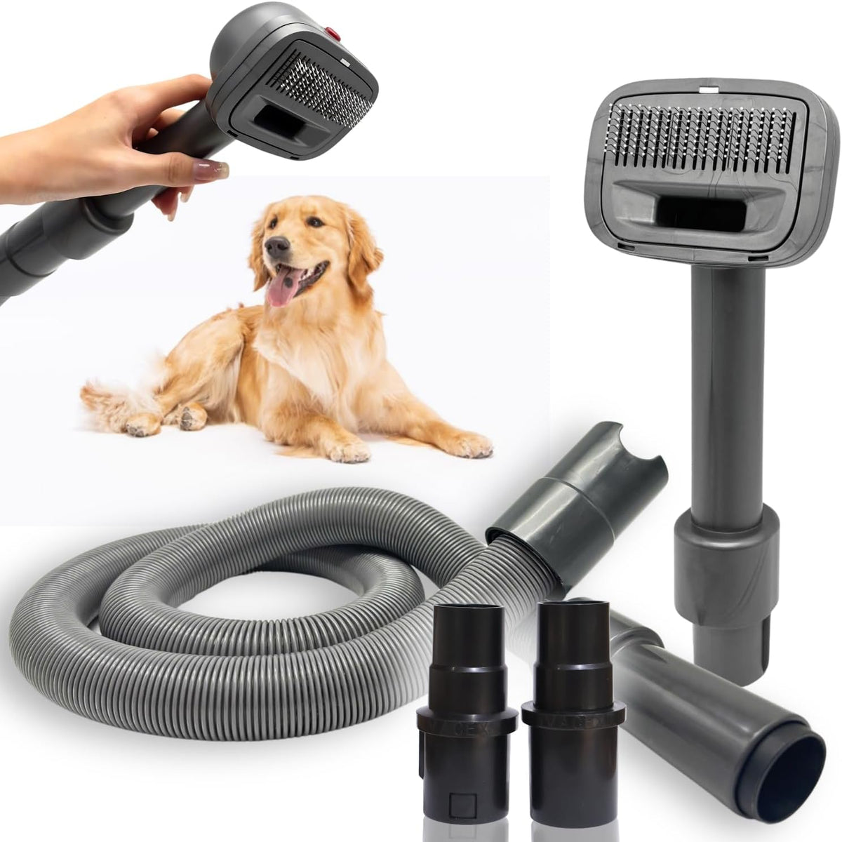 Dog Brush Vacuum Attachment for Miele Classic C1 C2 C3 & Shark Vacuums