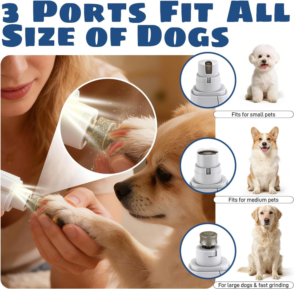 Dog Nail Clippers with Light, 2-In-1 Cat Nail Clippers