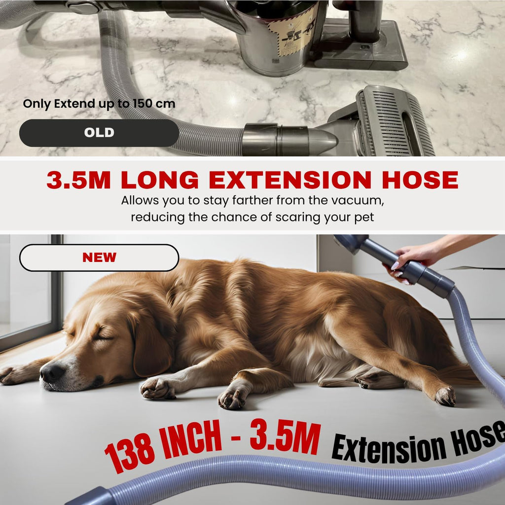 Dog Brush Vacuum Attachment for Miele Classic C1 C2 C3 & Shark Vacuums