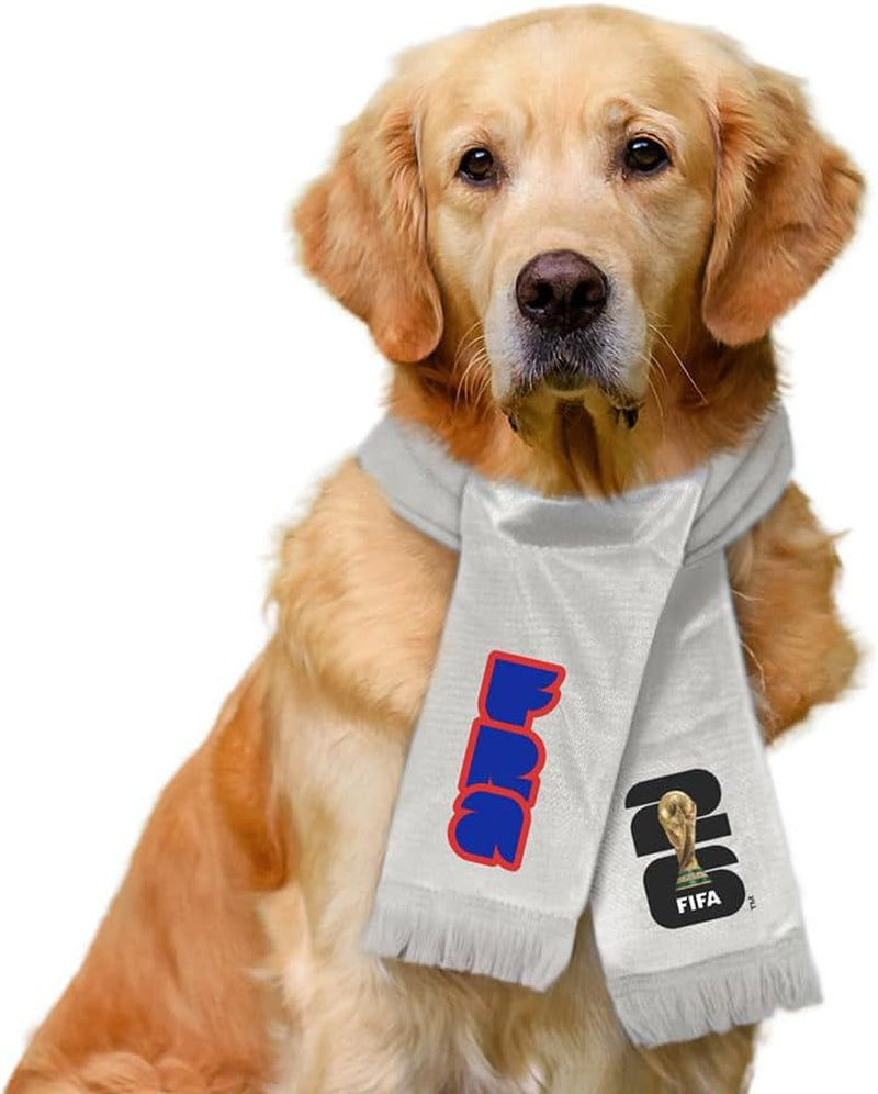 Pet Soccer Team Scarf - Officially Licensed FIFA 2026 Pet Apparel Comes in 13 Fan-Favorite Country Designs