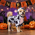 Dog Cow Costume Funny Pet Halloween Costumes for Halloween Dog Cat,S