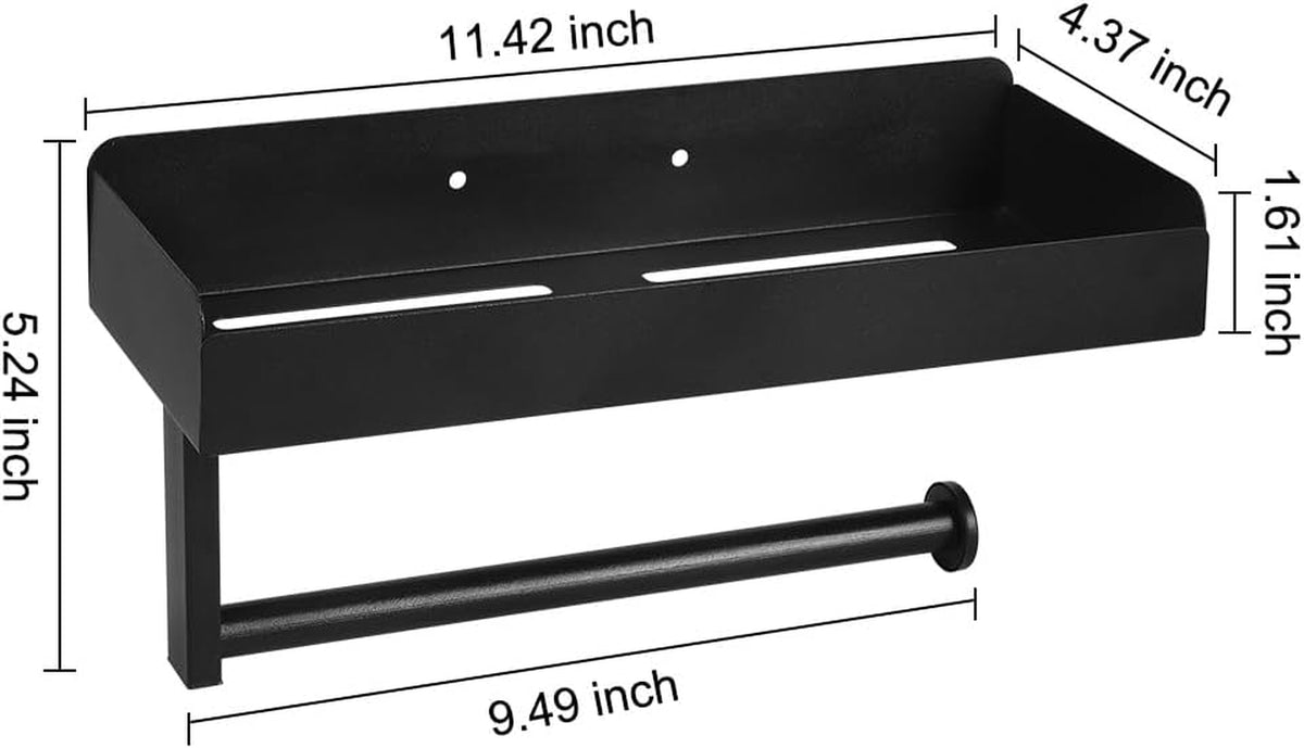 Magnetic Dog Leash Holder, Pet Stuff Organizer with Shelf Storage for Refrigerator, Metal Rack for Dog Collar Leash Toy Treats, Multifunctional Entryway Key Rack for Home Kitchen Bathroom